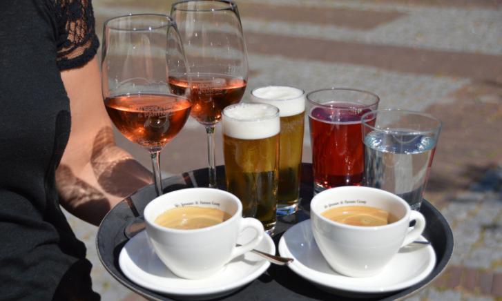 Rondje op het terras